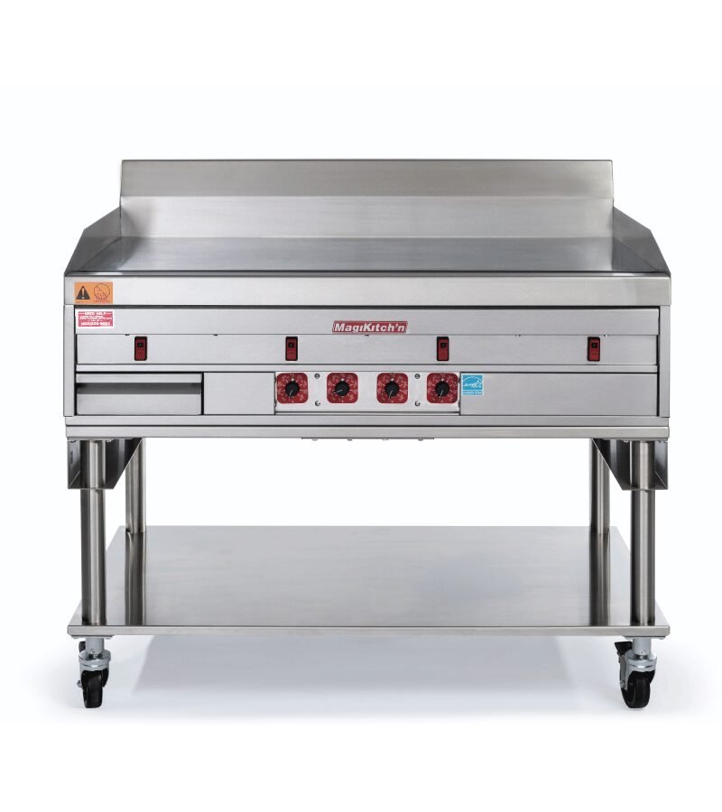 MagiKitch'n MKE/C-48 48" electric chrome griddle.