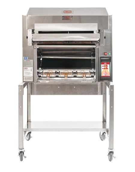 Nieco MV63-3 split triple belt automatic broiler.