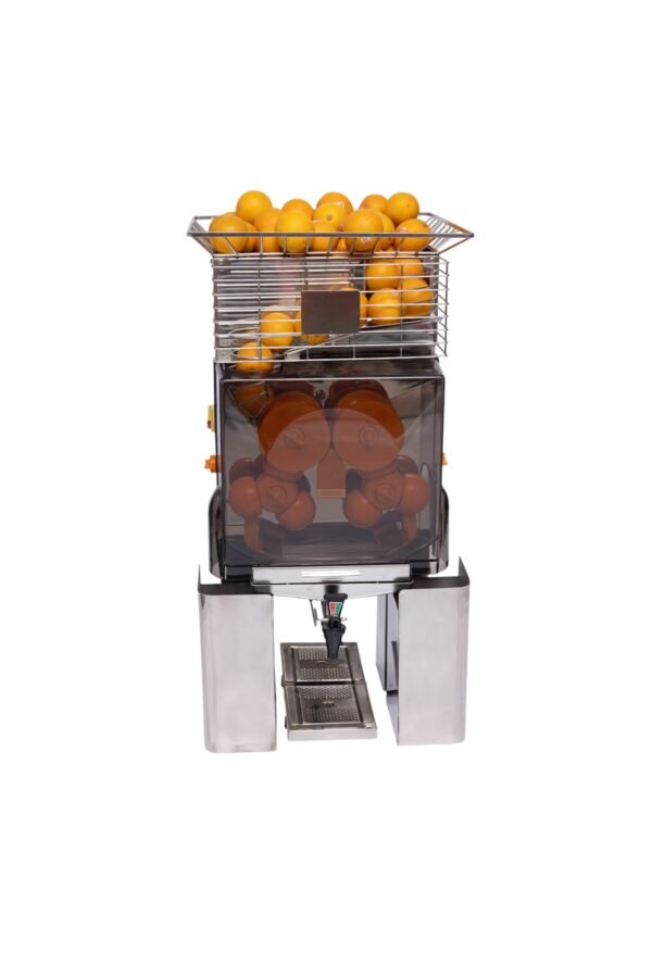 Longo & Co - OJ-250 Commercial Orange Juice Machine with Tap Start and Auto Feeder