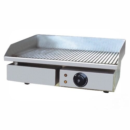 Electric Commercial Grill – Heavy Duty Grooved Top Griddle