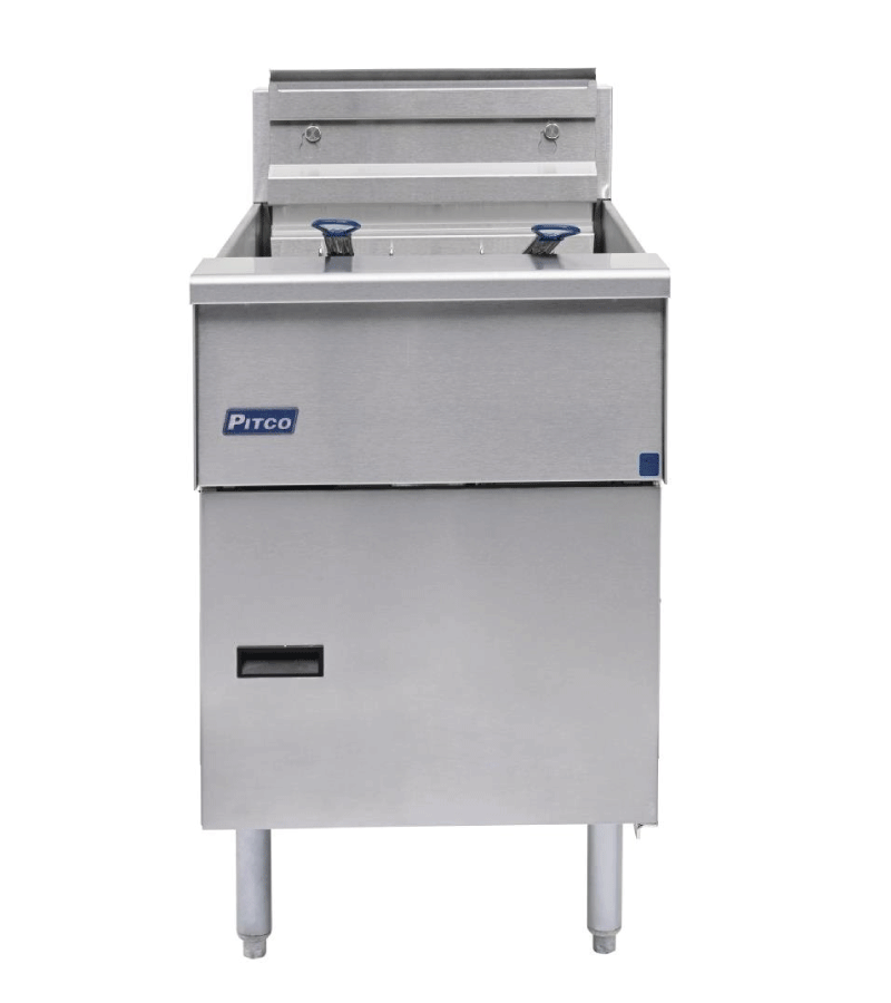 Pitco SF-SE18S-SSTC solstice electric solo filter fryer.