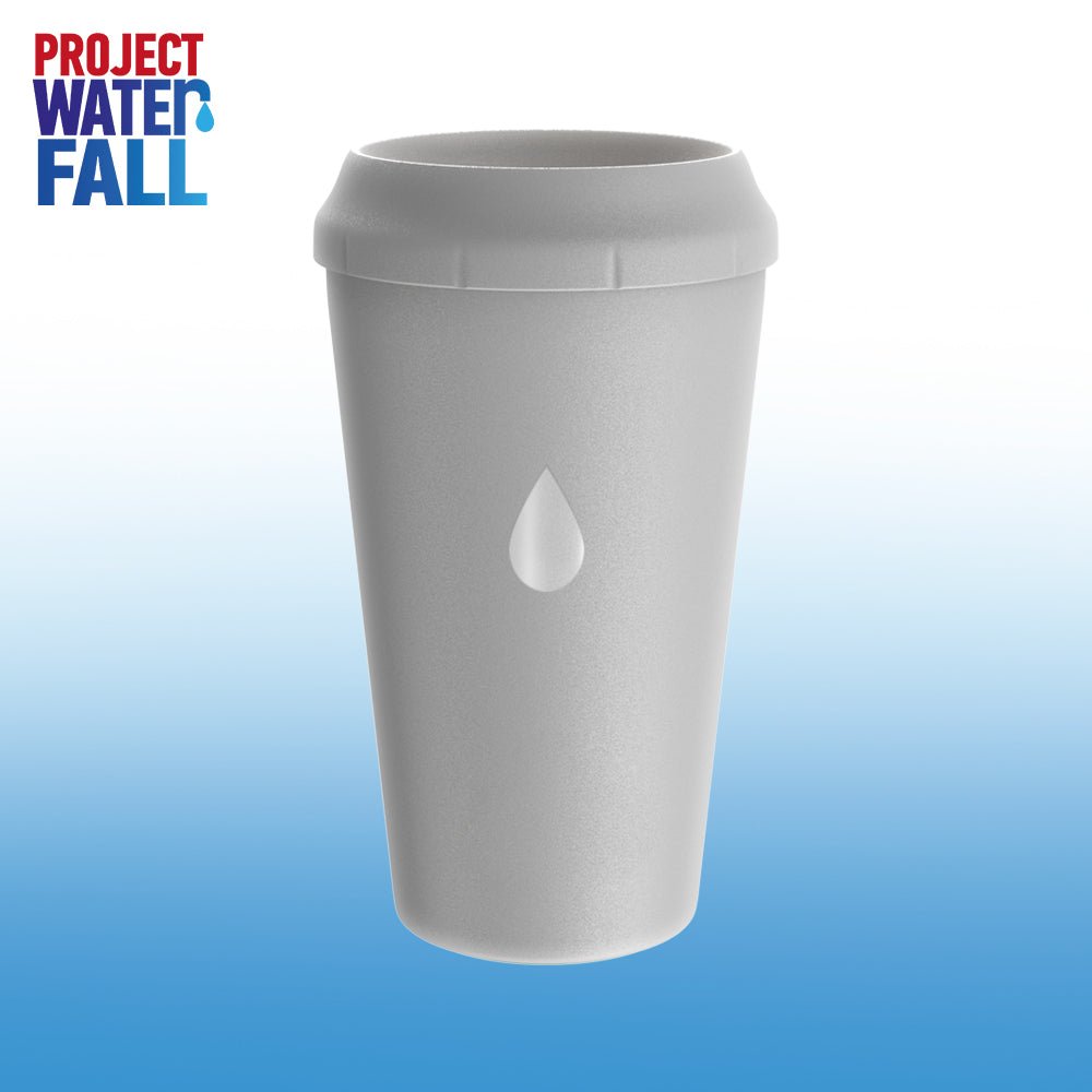 TOPL Flow360° / Stroll Reusable Cup - Stone 12oz (Project Waterfall)