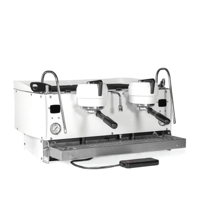Synesso S200 white 2 group espresso machine.