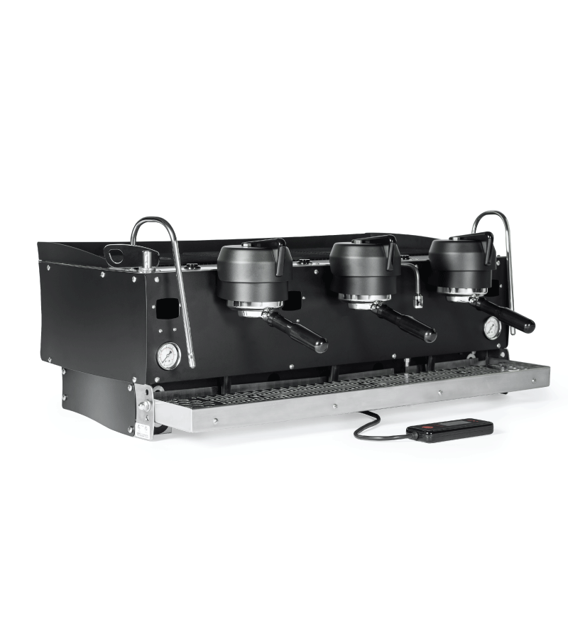 Synesso S300 black 3 group espresso machine.