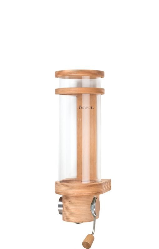 hawos Glass Tube Silo - 30-mm lever 6-5-l-15x15x37cm