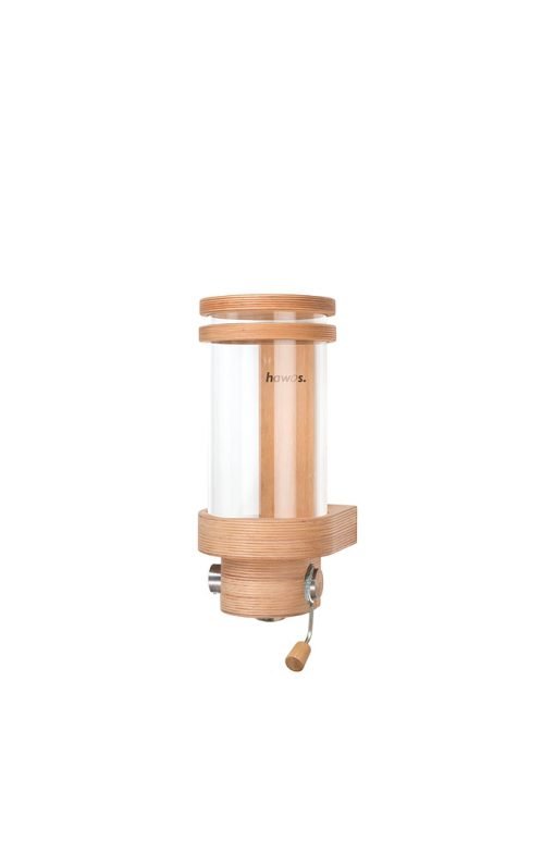 hawos Glass Tube Silo - 30-mm lever 2-6-l-12x12x23cm