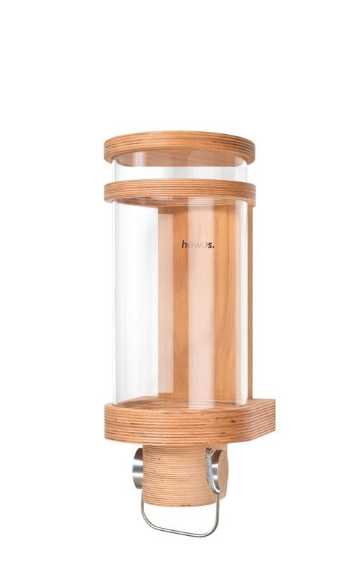 hawos Glass Tube Silo - 64-mm bracket 11-6-l-20x20x37cm