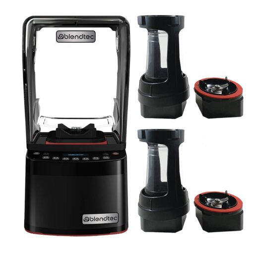 Blendtec Stealth 895 NBS - Incl. 2x Nitro System (incl. various adapters for 'Solo' cups)