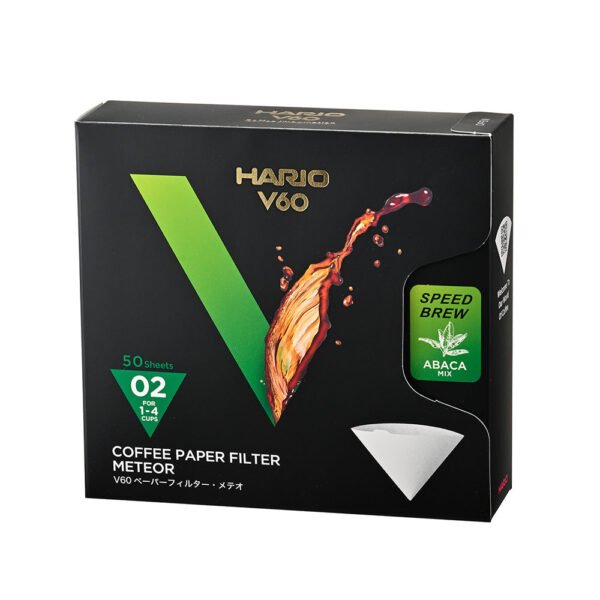 Hario V60 Meteor Paper Filter - Size 02 (50 sheets)
