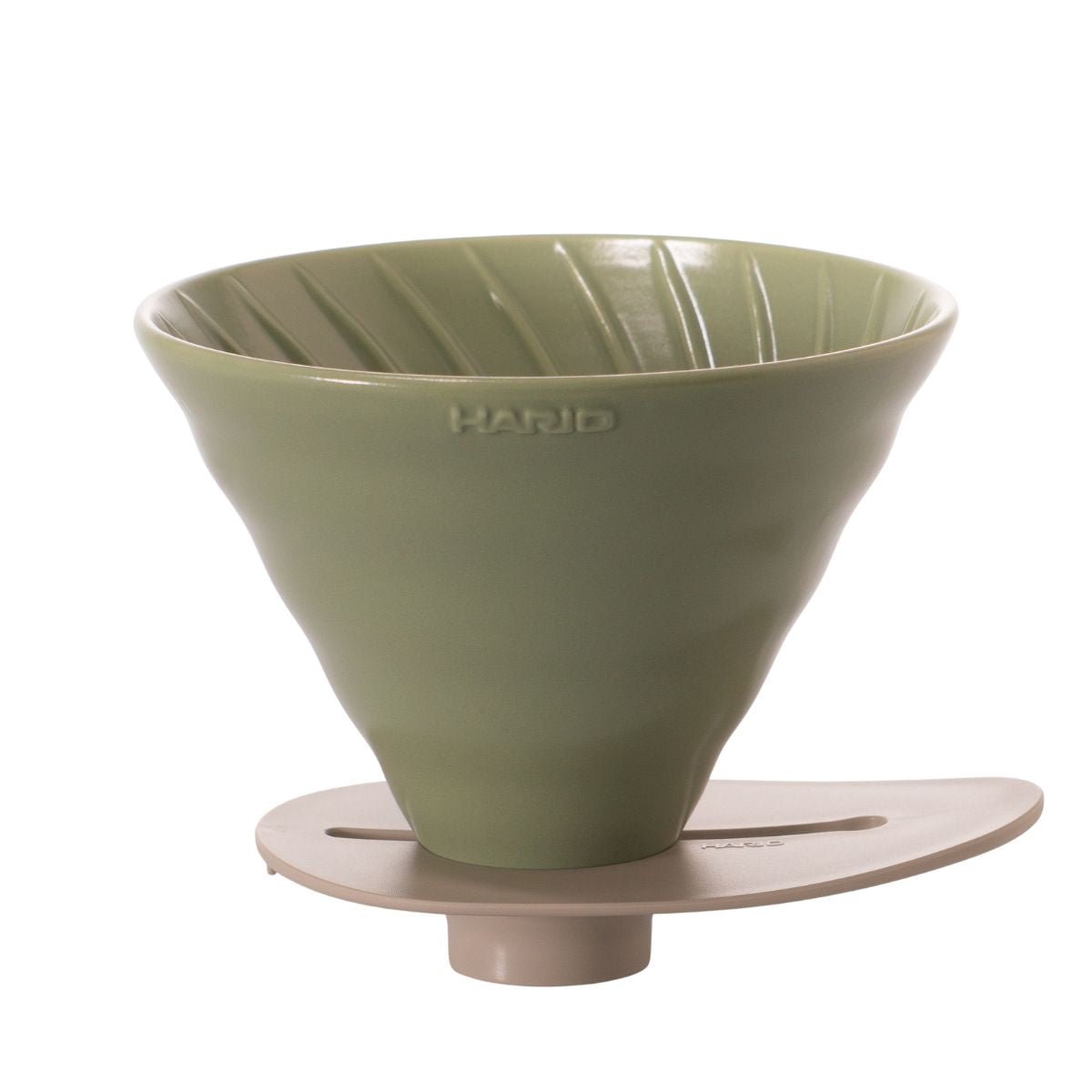Hario V60 Switch & Match Ceramic Dripper Size 03 (Oil Green)