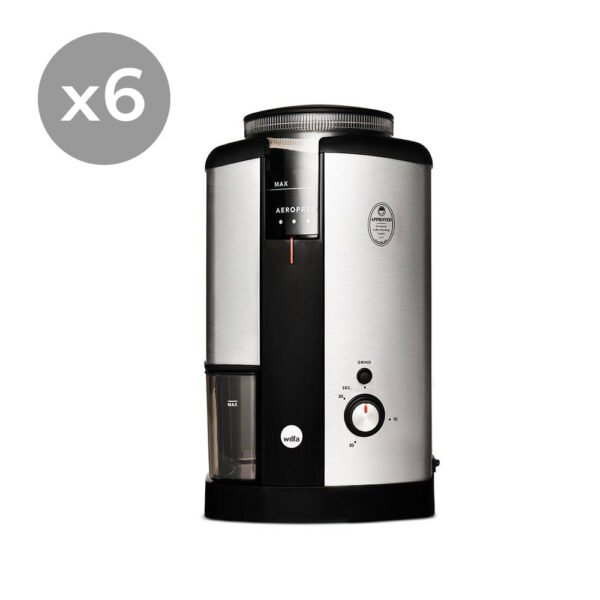 Wilfa Svart Coffee Grinder Silver (Bundle of 6)