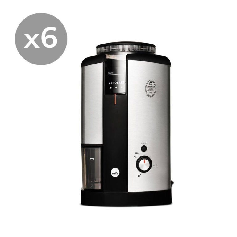 Wilfa Svart Coffee Grinder Silver (Bundle of 6)