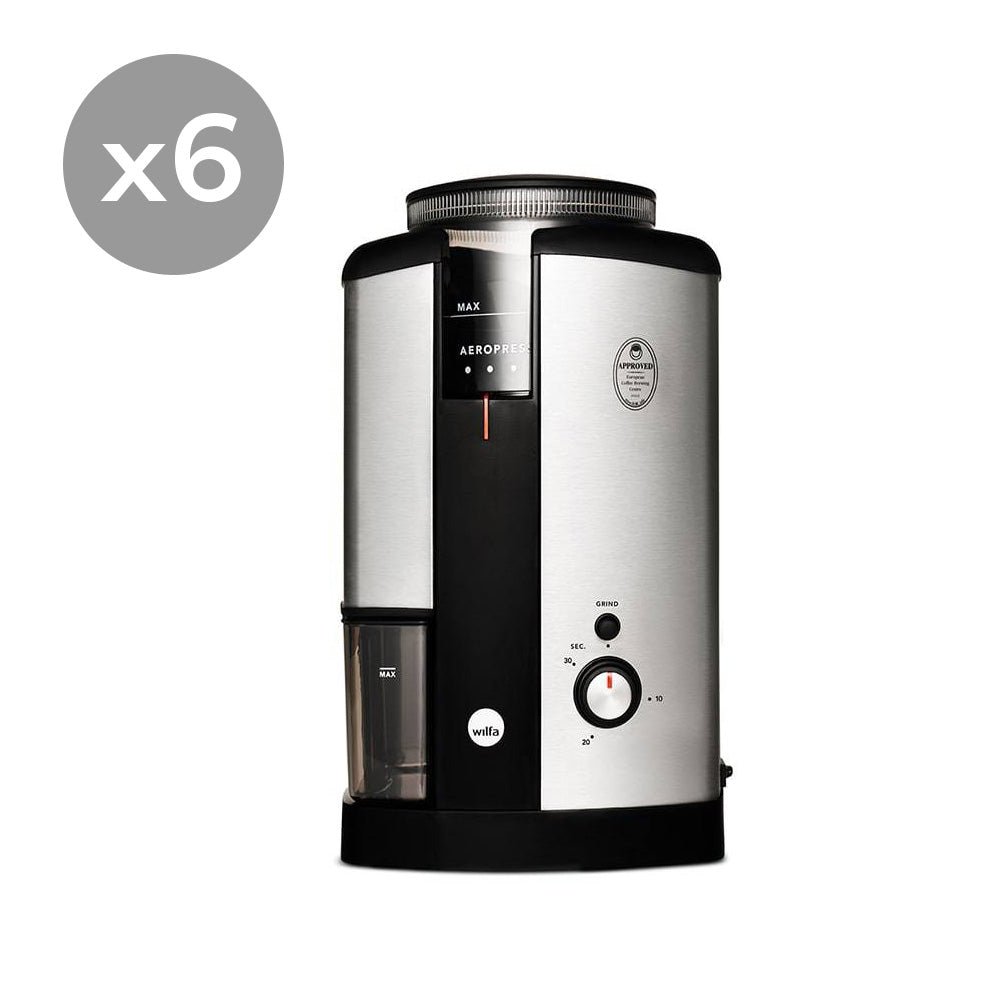 Wilfa Svart Coffee Grinder Silver (Bundle of 6)