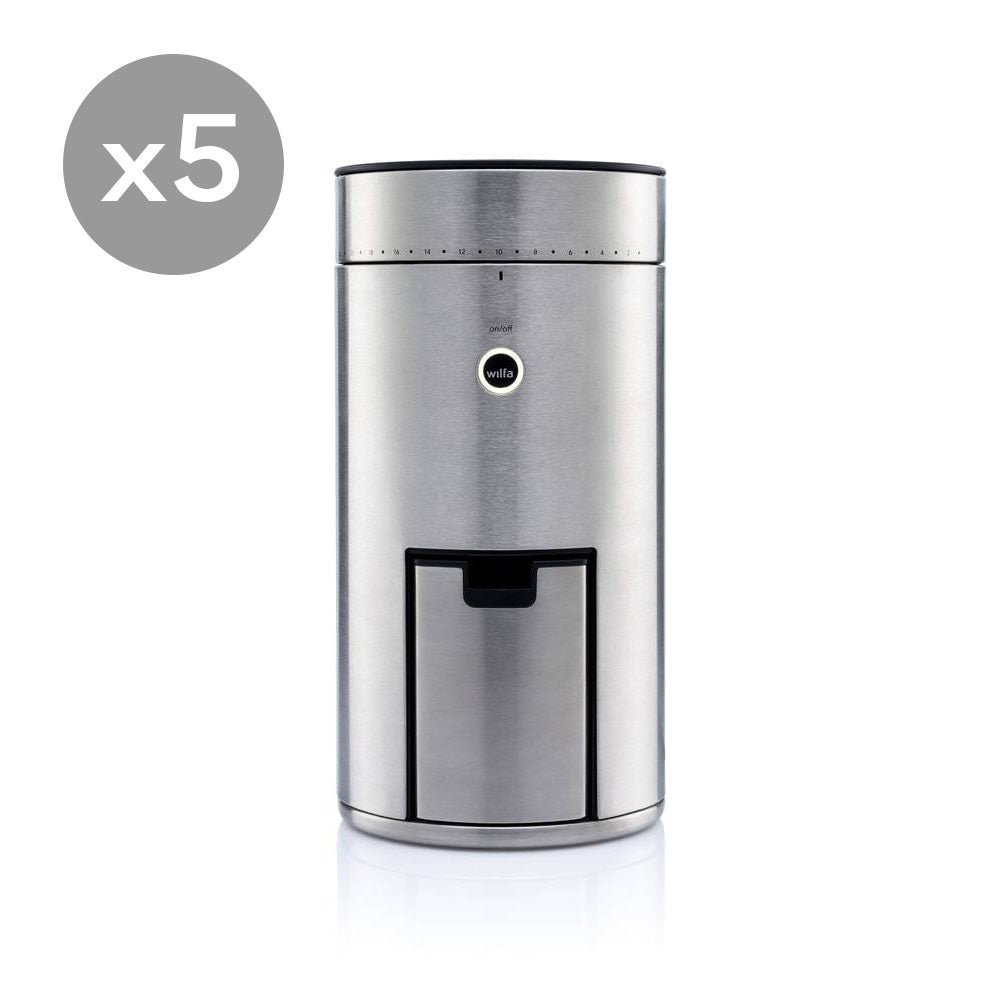 Wilfa Uniform Coffee Grinder Silver (Bundle of 5)