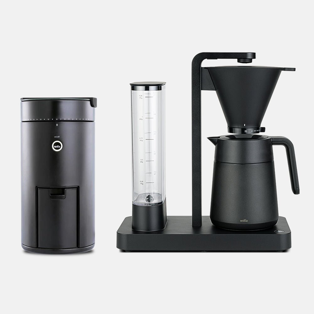 Wilfa Performance Thermo Coffee Maker and Uniform Evo Coffee Grinder Bundle