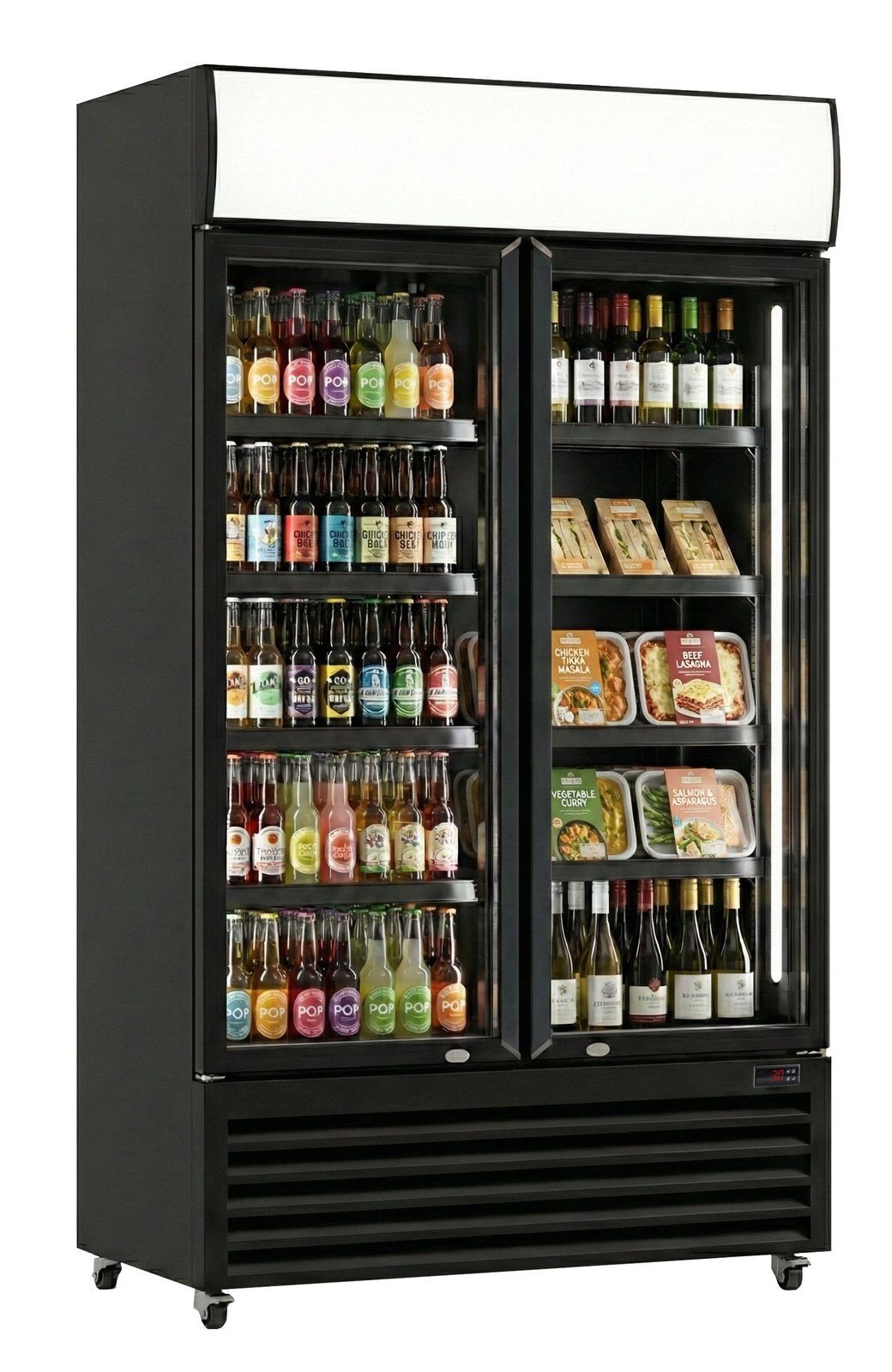 Prodis XDA1100-LE Premium Double Door Tall Display Fridge