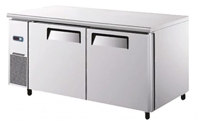 Atosa YPF9037GR Two Door Stainless Steel Undercounter Freezer, 334 Litres