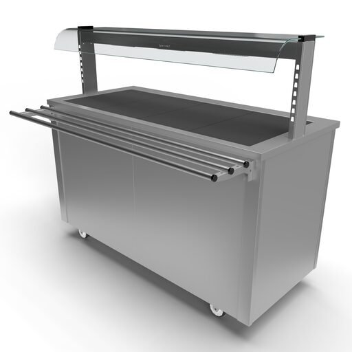 Moffat Versicarte Pro VC4HTQGTR Size 4 Hot Cupboard with Neo Ceran Hot Top package, Complete with Gantry & Tray Rail