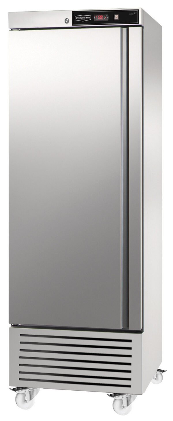 Sterling Pro Green SPI600L Single Door Left Hinged Upright Fridge, 600 Litres