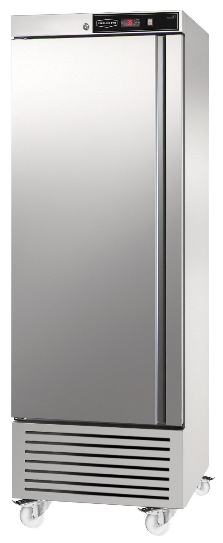 Sterling Pro Green SPI600L Single Door Left Hinged Upright Fridge, 600 Litres