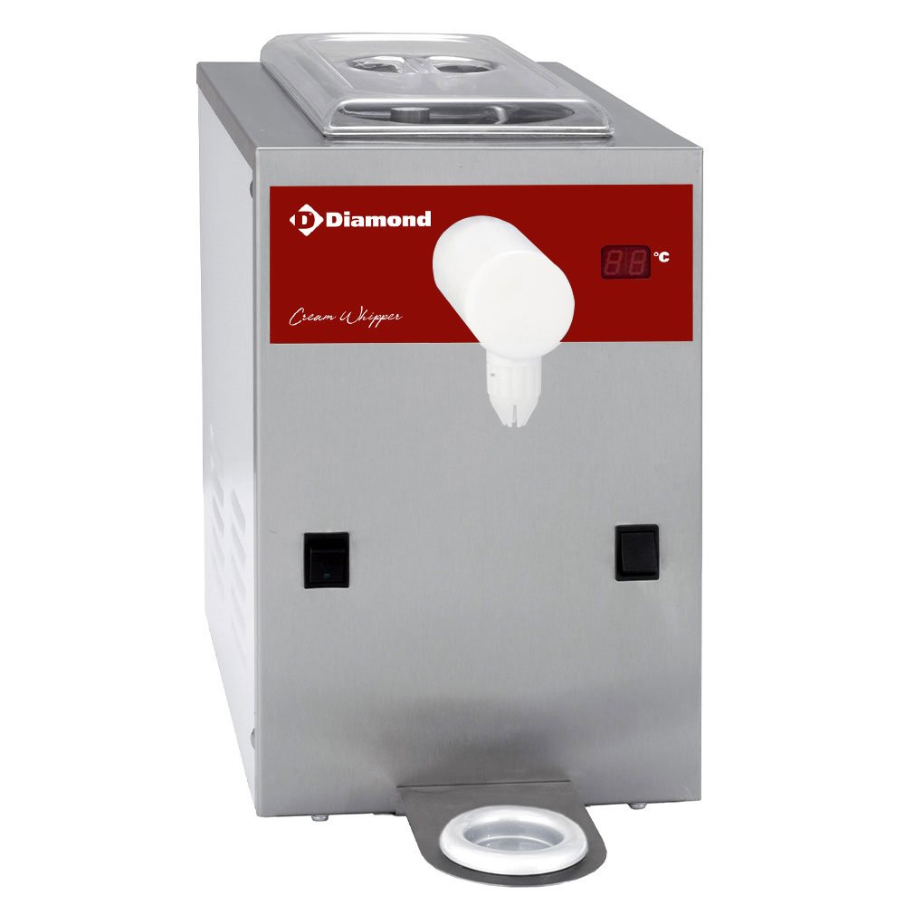 Diamond MCV-2 Cream Whipper, Stainless Steel, Tank 2 Litre