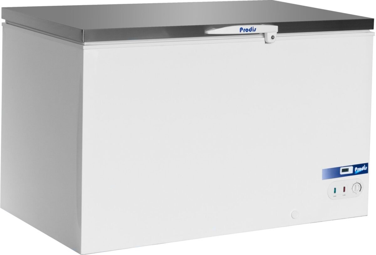 Prodis Arctic AR450SS, Stainless Steel Lid Chest Freezer, 450 Litres, 5 Year Full Warranty