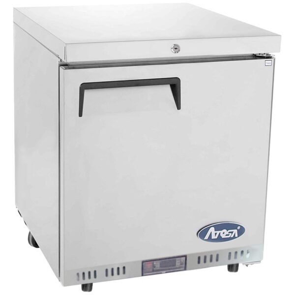 Atosa MBC24F Single Door Stainless Steel Undercounter Freezer, 145 Litres