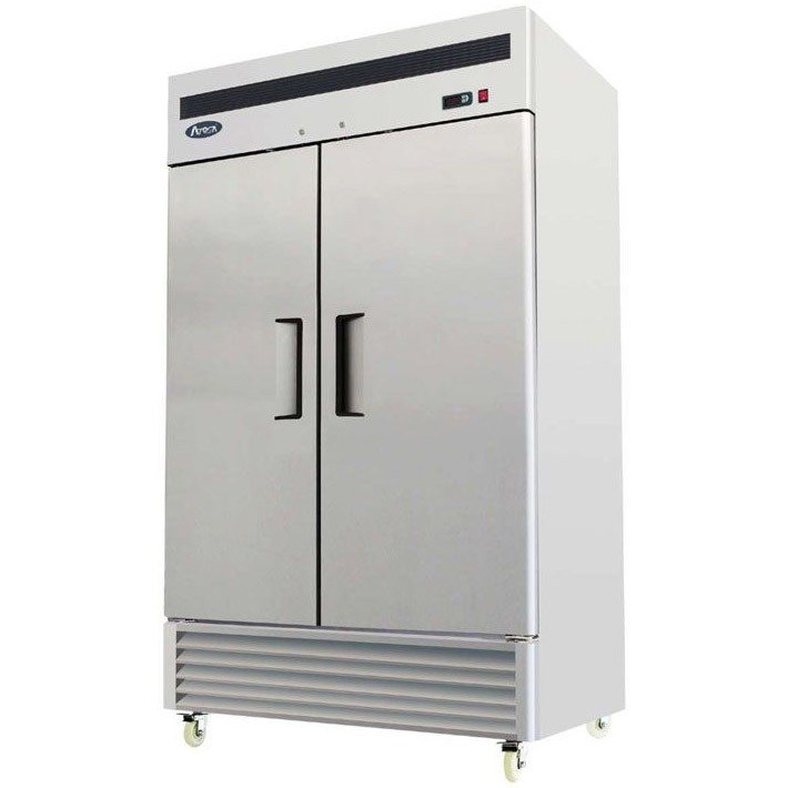 Atosa MBF8183GR Double Door Bottom Mounted Gastronorm Upright Freezer, 1300 Litres