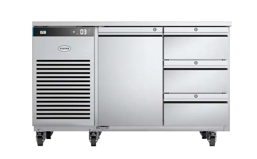 Foster EP1/2H/43-150 EcoPro G3 1 Door & 3 Drawer Refrigerated Counter, 280 Litres