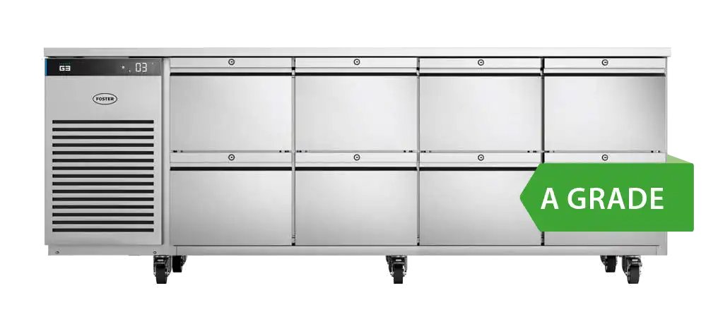 Foster EP1/4H/43-320 EcoPro G3 8 Drawer Refrigerated Counter, 585 Litres