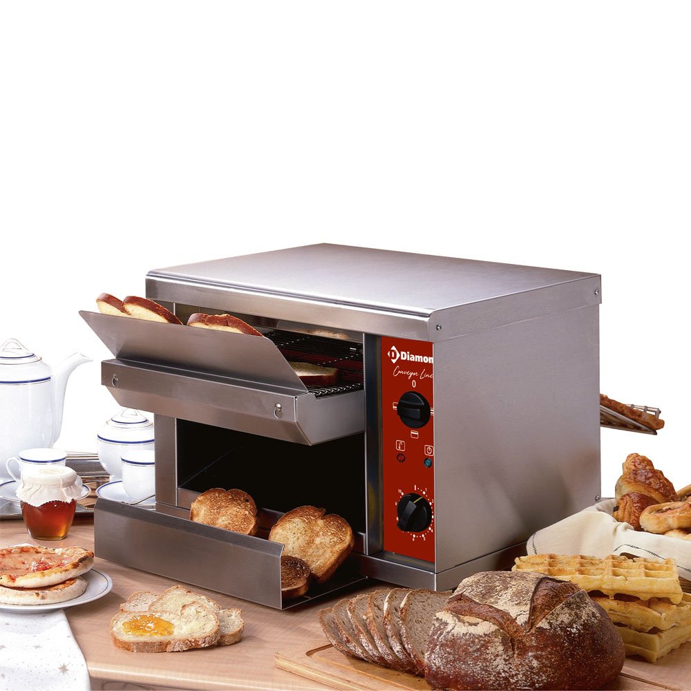 Diamond TA/540 Automatic Toaster, 540 Toasts per Hour