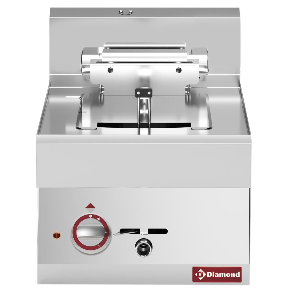 Diamond E65/F10-4T-230V/3-N Single Basket Countertop Electric Fryer, 7.5kW