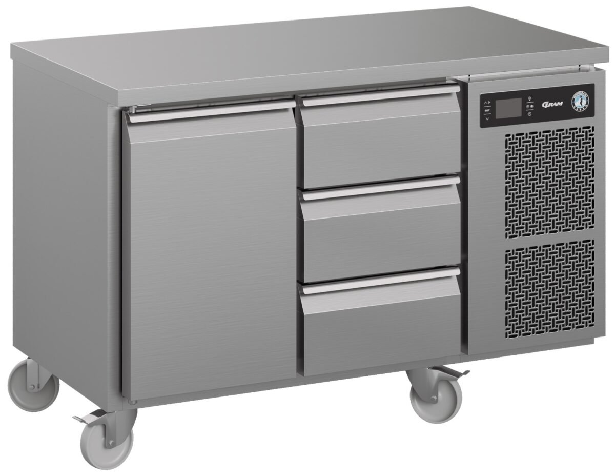 Hoshizaki Premier K 2 A DL 3D C U 1 Door & 6 Drawer Stainless Steel Refrigerated Counter, 301 Litres