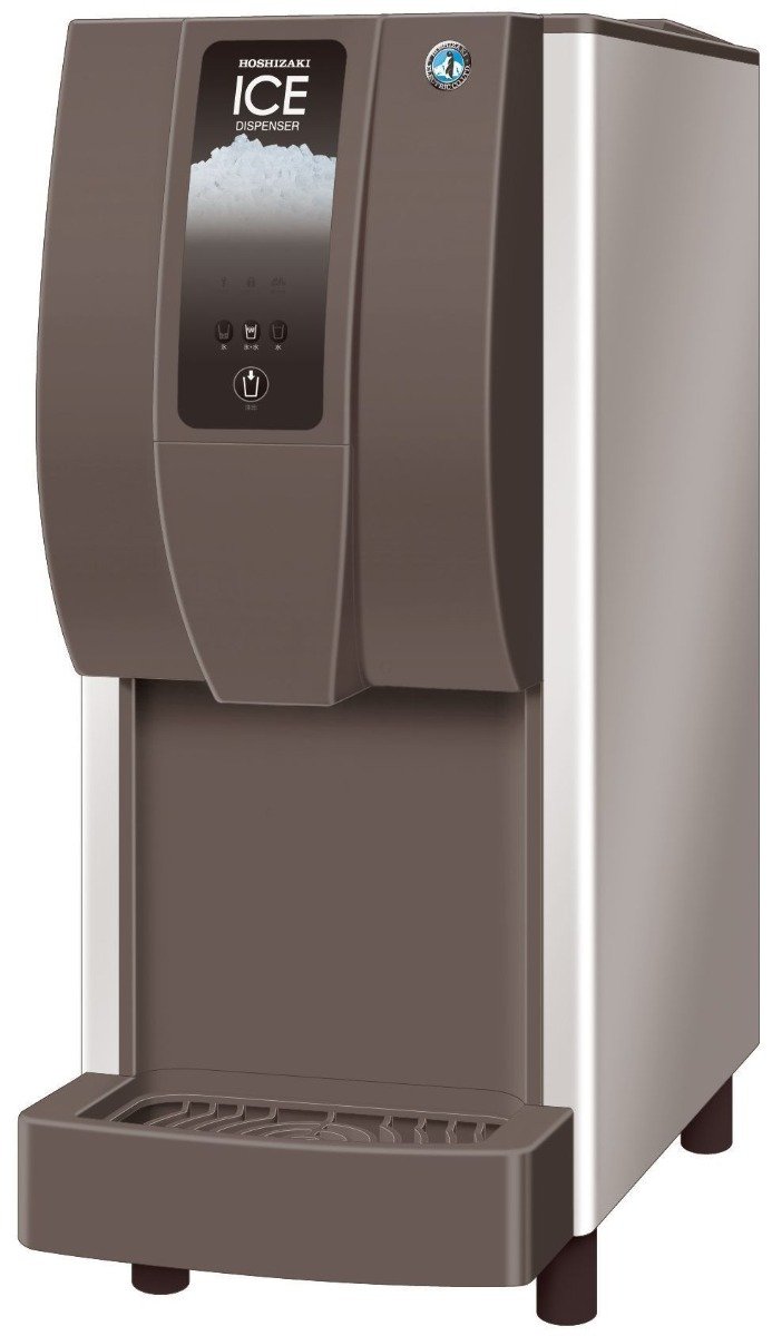 Hoshizaki DCM-120KE-P-HC Cubed Ice/Water Dispenser with Push Button, 125kg/24hrs Output / 4kg Storage