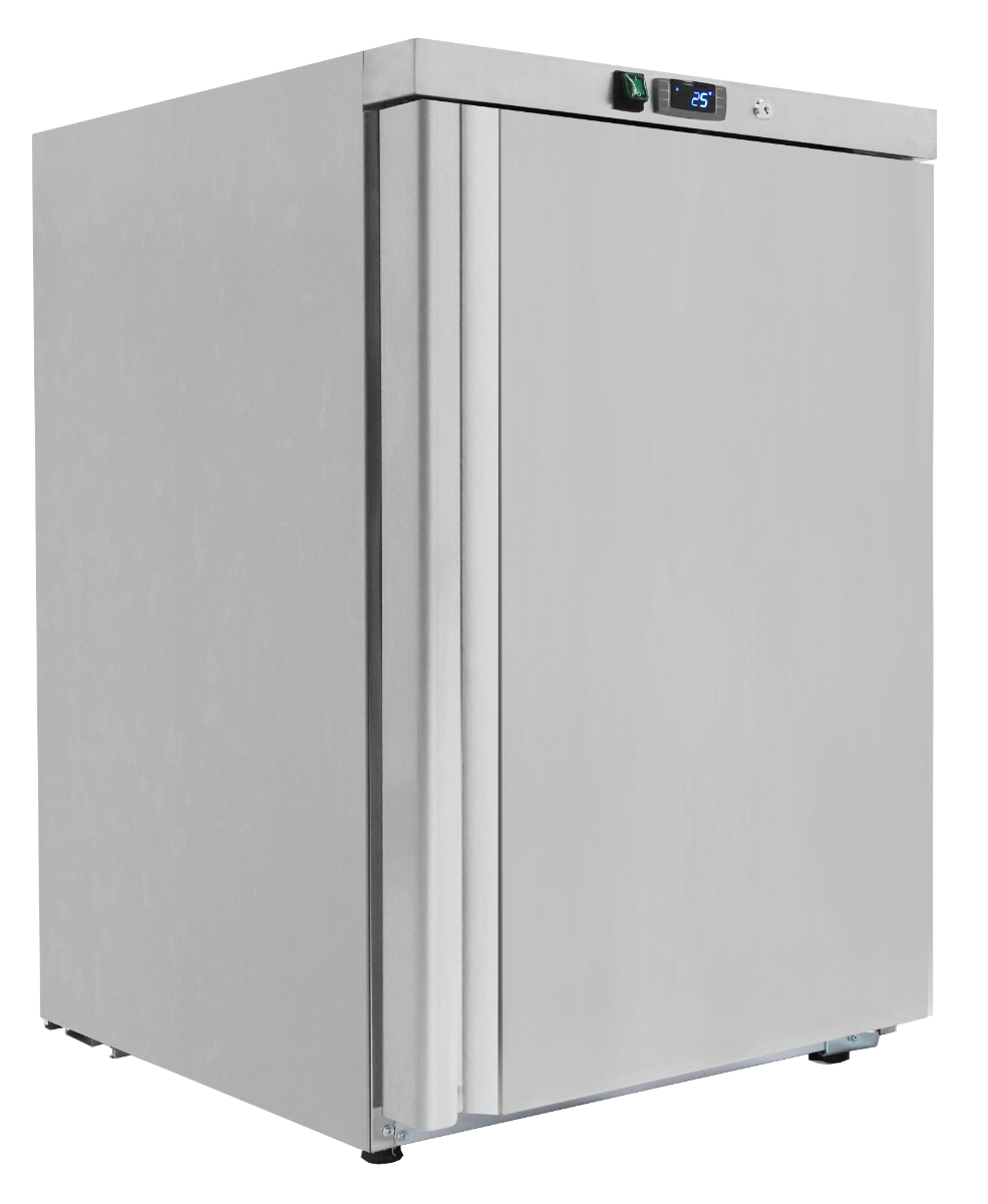 Sterling Pro Cobus SPR200S Single Door Stainless Steel Undercounter Refrigerator, 140 Litres
