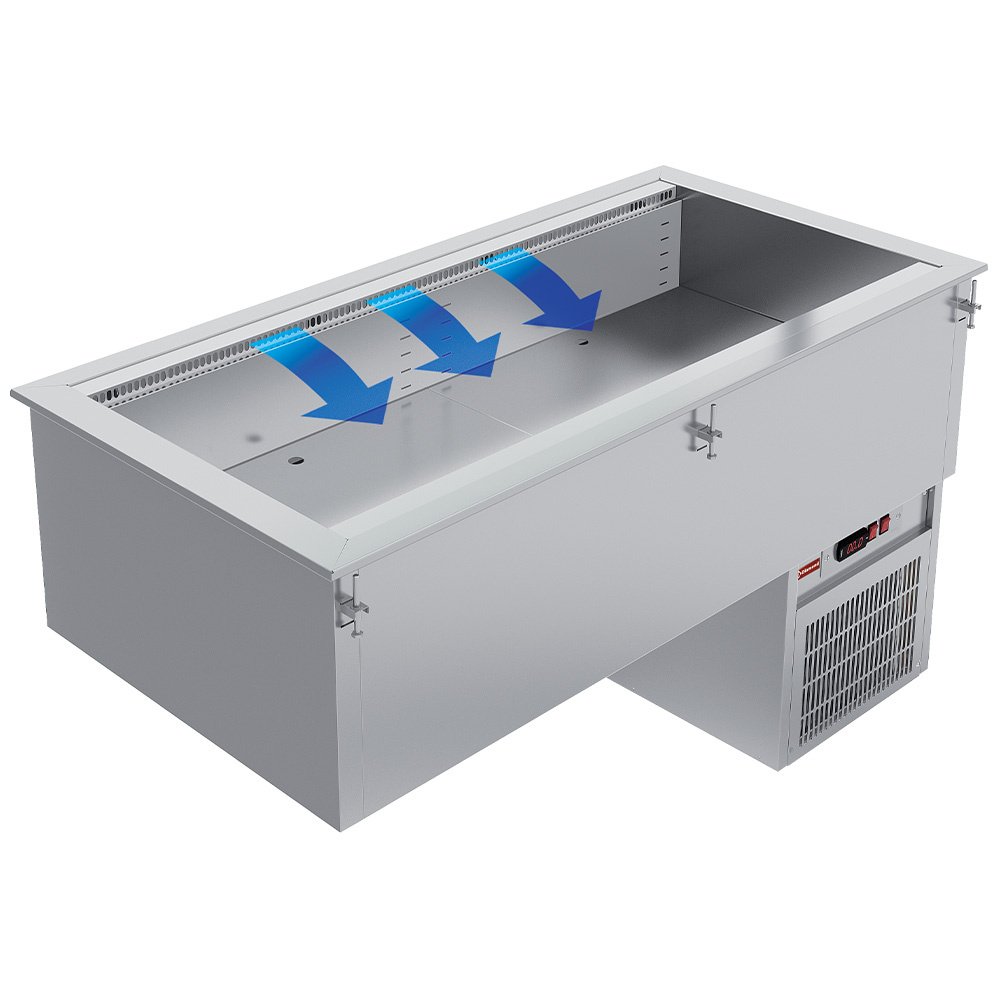 Diamond IN/RCX08-R9V Refrigerated Basin, 2 x GN1/1