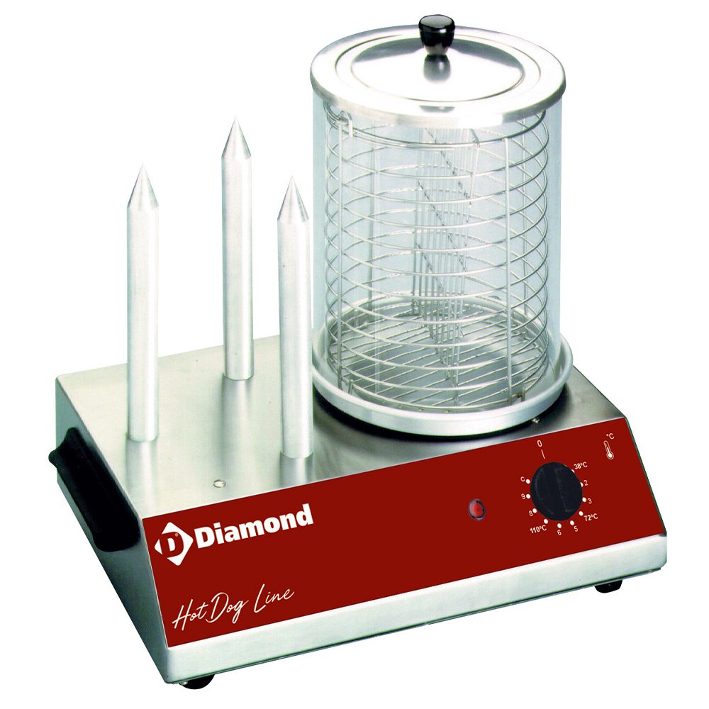 Diamond STAR-HD-R Hot Dog Steamer
