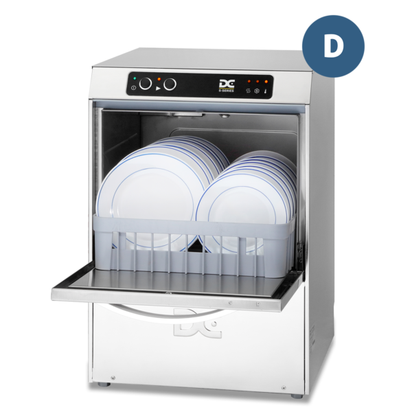 DC SD40D Standard Range 400mm Basket Frontloading Commercial Dishwasher with Drain Pump, 11 Plates