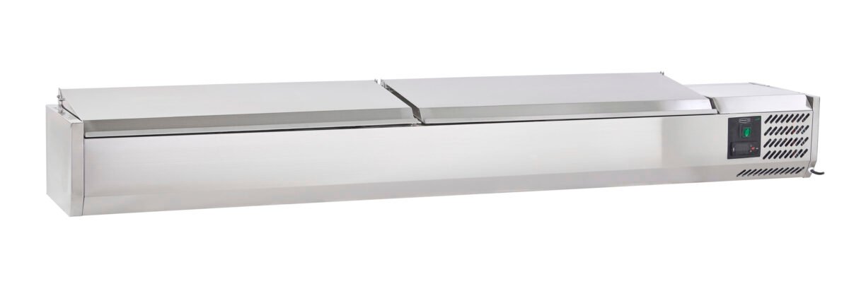 Sterling Pro Cobus SPT2000-330-SS Topping Well with Stainless Steel Lid, 10 x GN1/4
