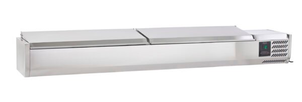 Sterling Pro Cobus SPT2000-330-SS Topping Well with Stainless Steel Lid, 10 x GN1/4