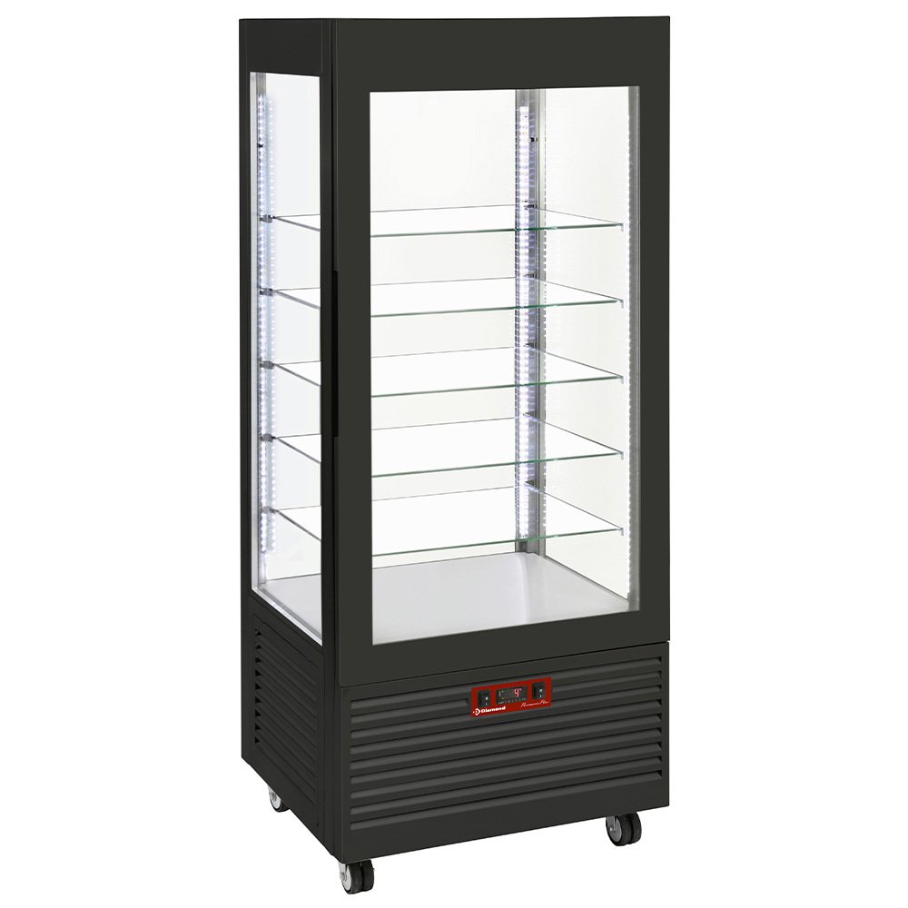 Diamond INN/VB-B9-R2 Black Display Freezer, 480 Litres