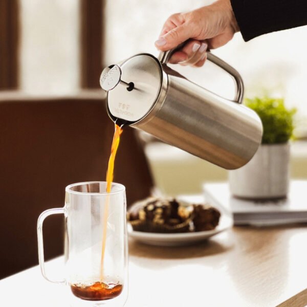 ESPRO P7 French Press Coffee Maker - Brushed (18oz / 532ml) - view 2