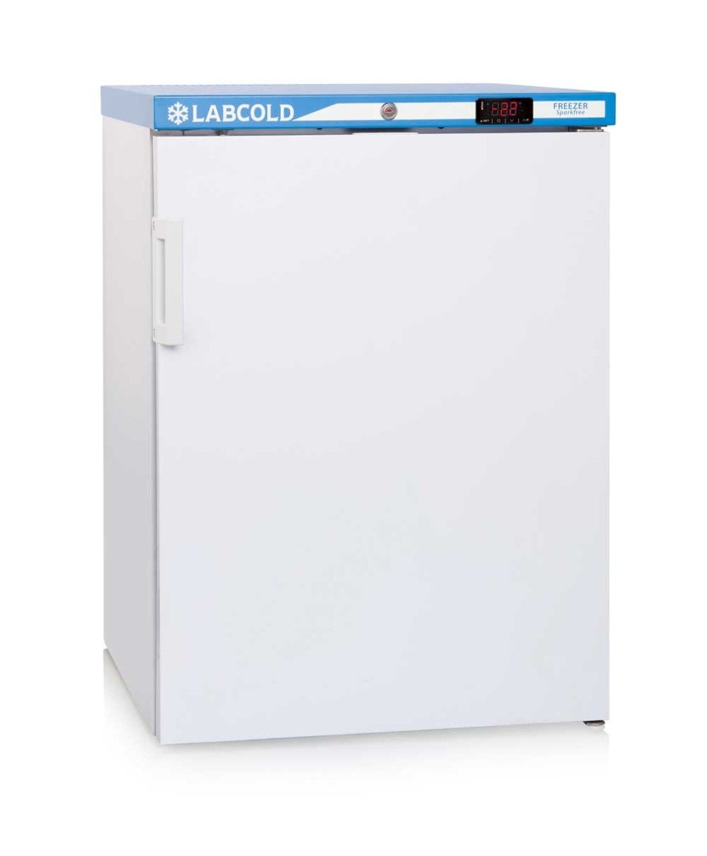 Labcold RLVF0417 Single Door Sparkfree Laboratory Undercounter Freezer, 124 Litres