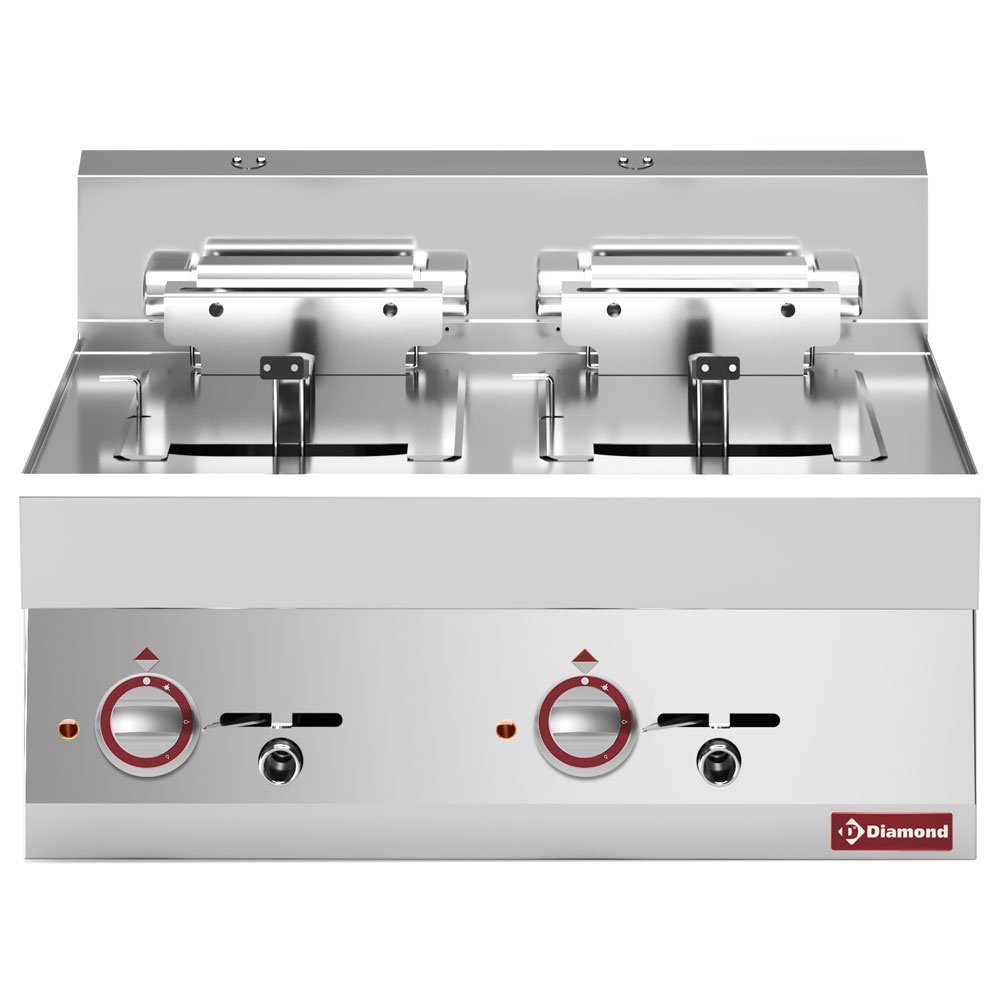 Diamond E65/F20-7T-230V/3-N Double Basket Countertop Electric Fryer, 15kW