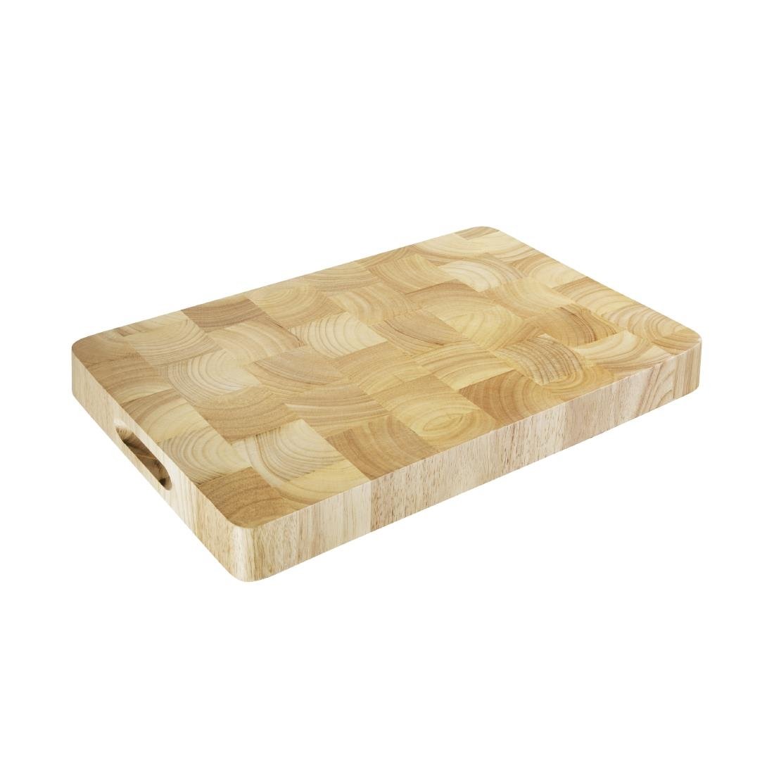 Vogue Rectangular Wooden Chopping Board Medium 455x305mm