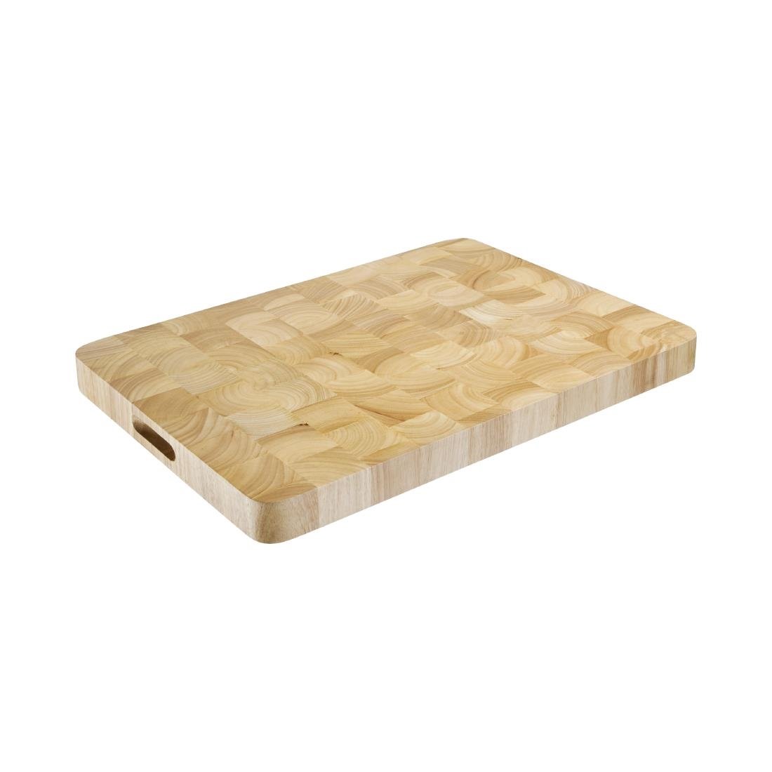 Vogue Rectangular Wooden Chopping Board Large 610x455mm