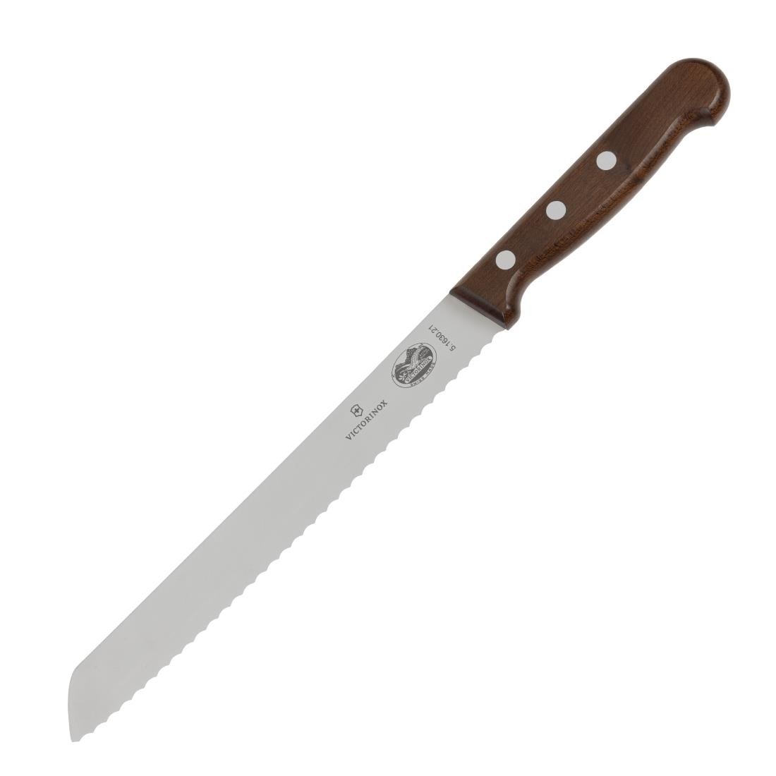 Victorinox Serrated Bread Knife Wooden 21cm
