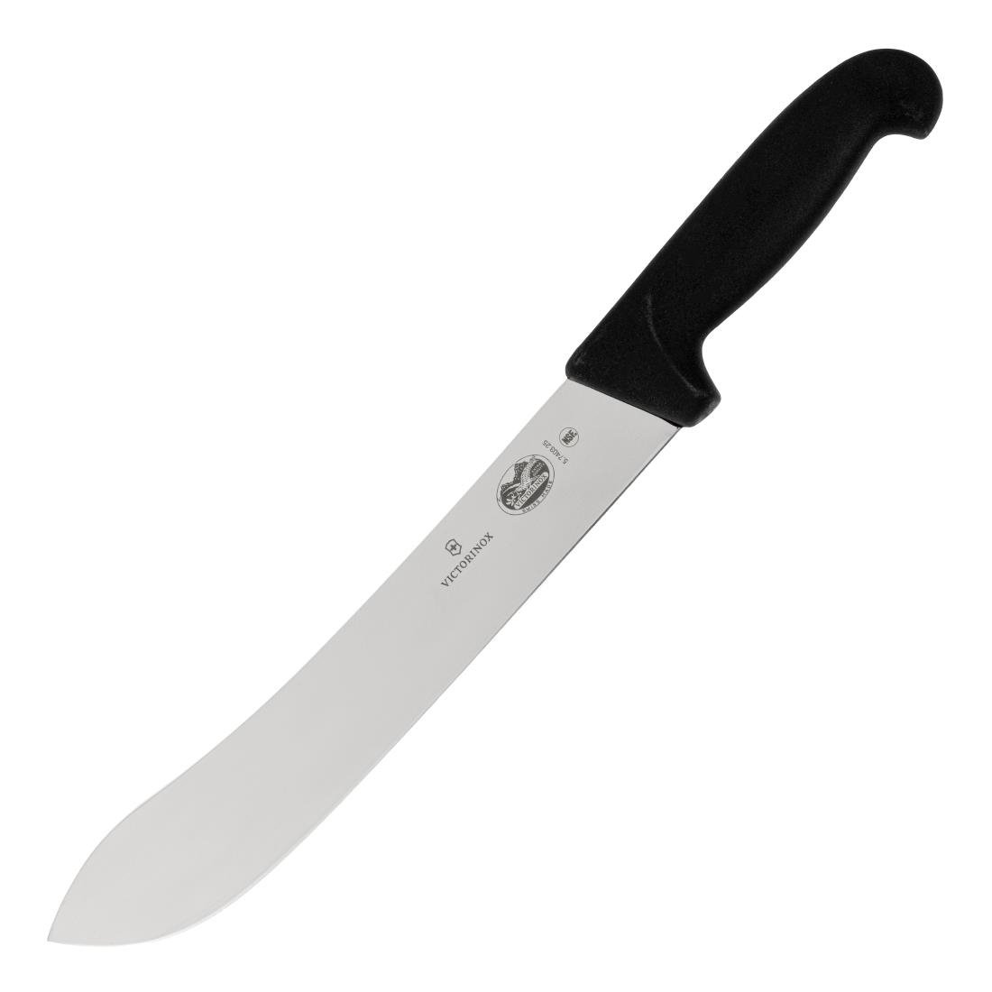 Victorinox Fibrox Butchers Steak Knife Black 25cm