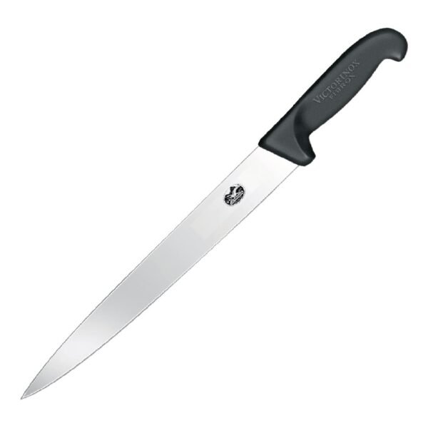 Victorinox Fibrox Narrow Slicing Knife Black 25cm