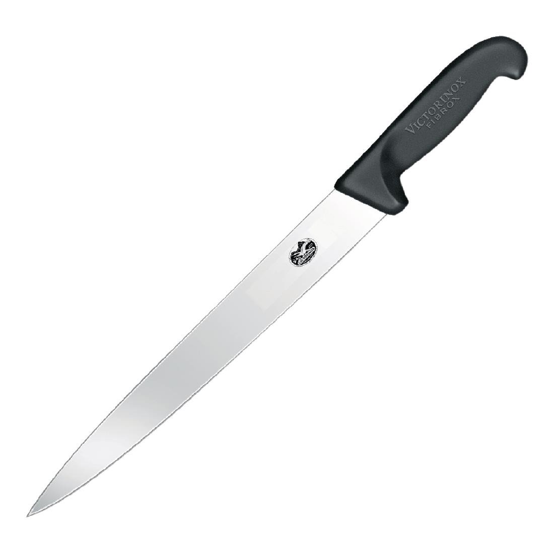 Victorinox Fibrox Narrow Slicing Knife Black 25cm